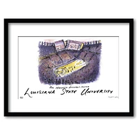 LSU Pete Maravich Assembly Center Framed Wall Art