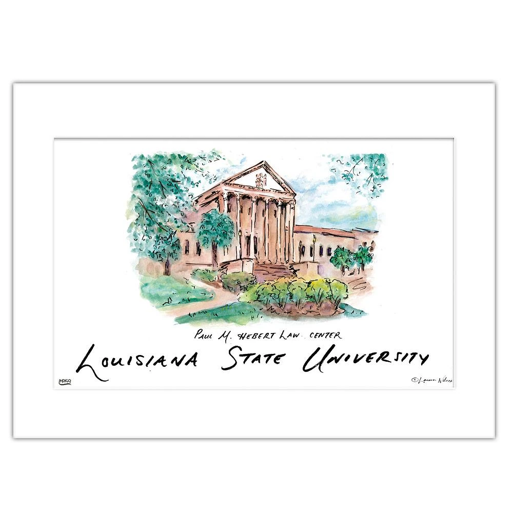 LSU Paul M Hebert Law Center Wall Art