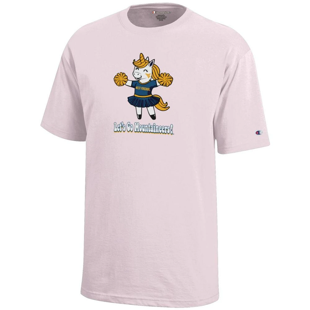West Virginia Champion YOUTH Cheer Unicorn Tee