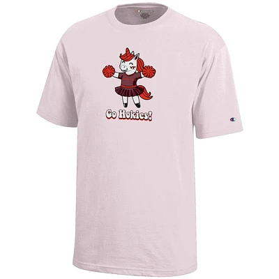 Virginia Tech Champion YOUTH Cheer Unicorn Tee