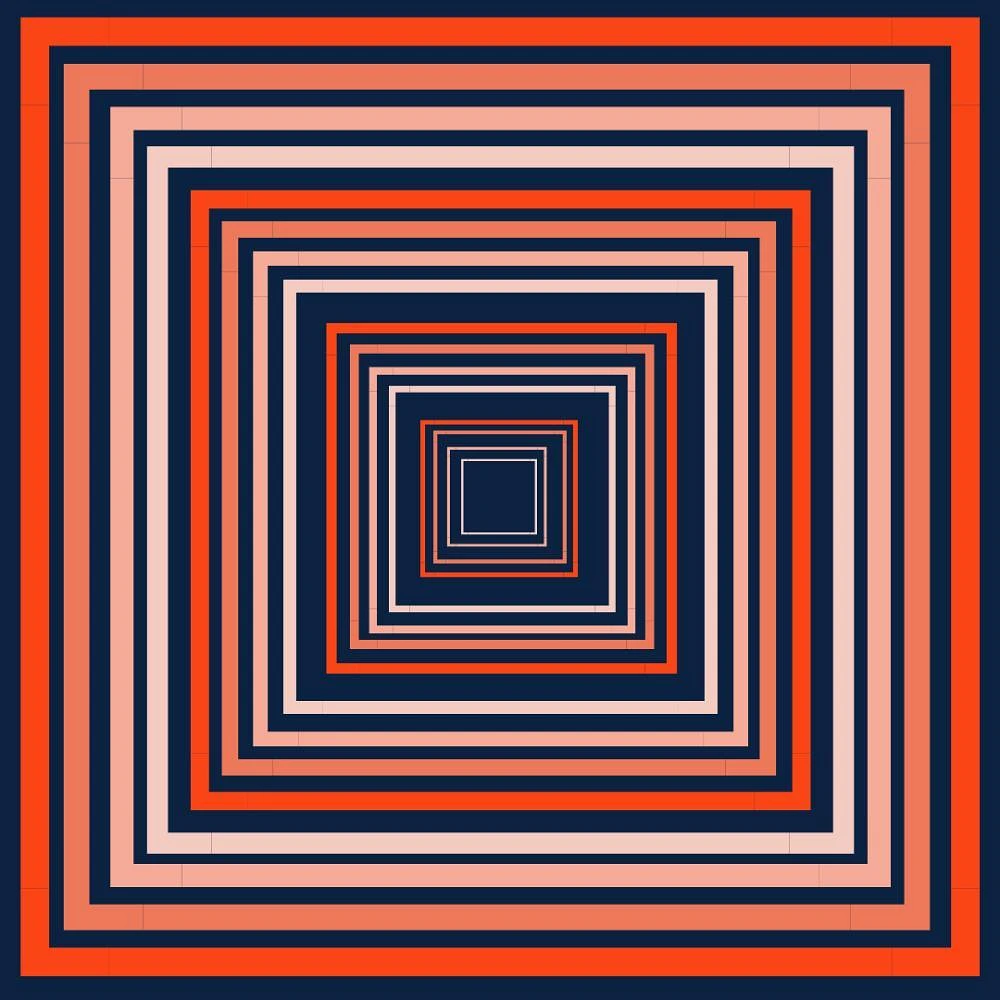 Alma Mater Collection Abstract Print Scarf