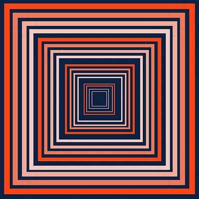 Alma Mater Collection Abstract Print Scarf
