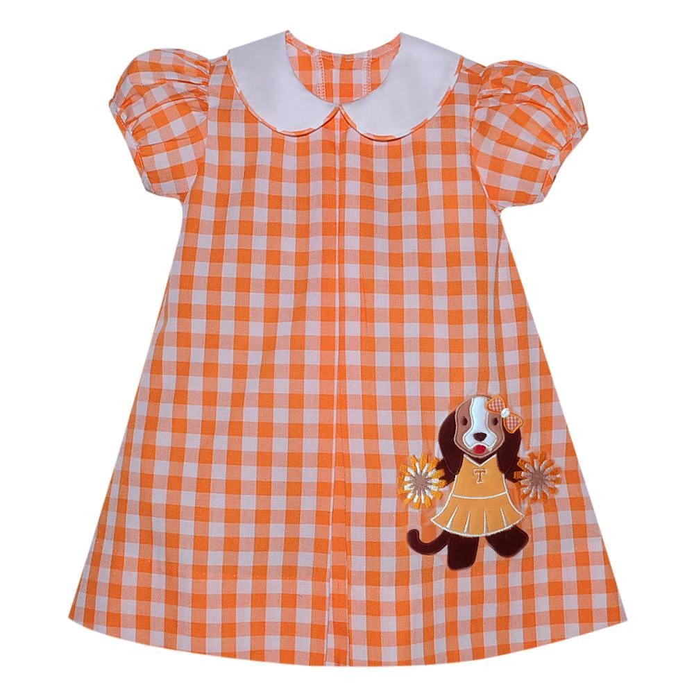 Tennessee Cheerleader Hound Dog Applique Dress