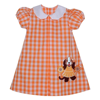 Tennessee Cheerleader Hound Dog Applique Dress