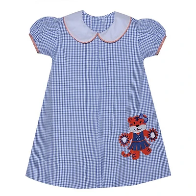 Auburn Cheerleader Tiger Applique Dress