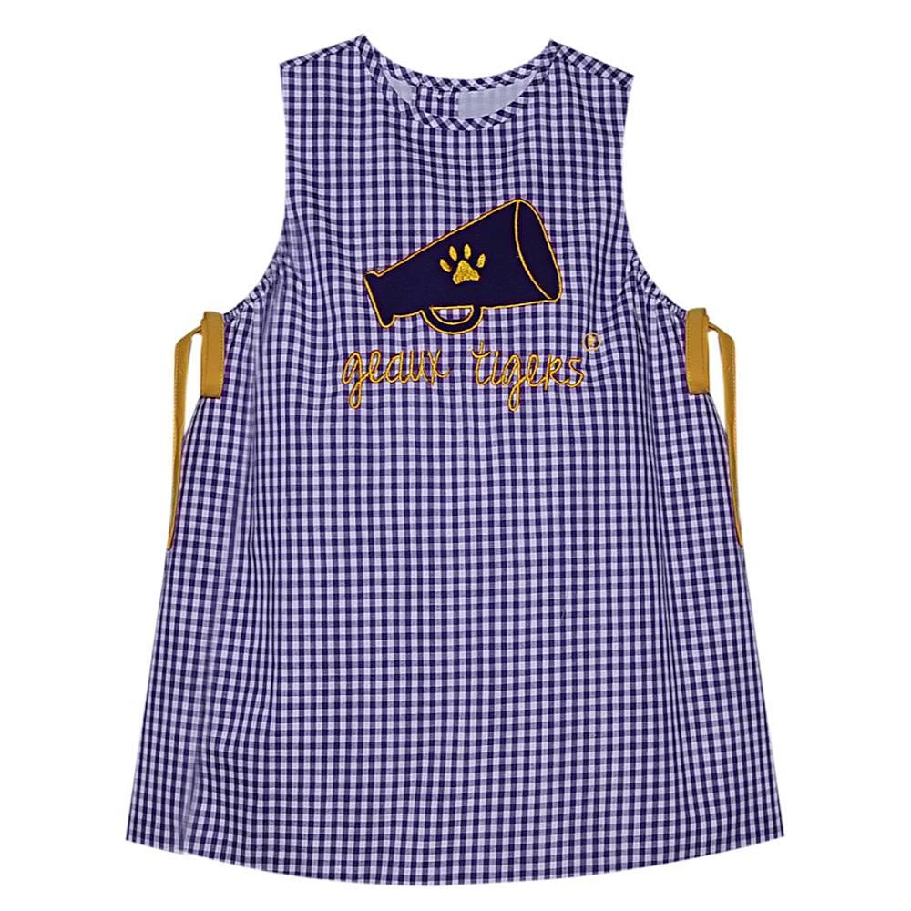 LSU Megaphone Applique Dress
