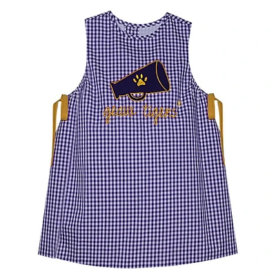 LSU Megaphone Applique Dress