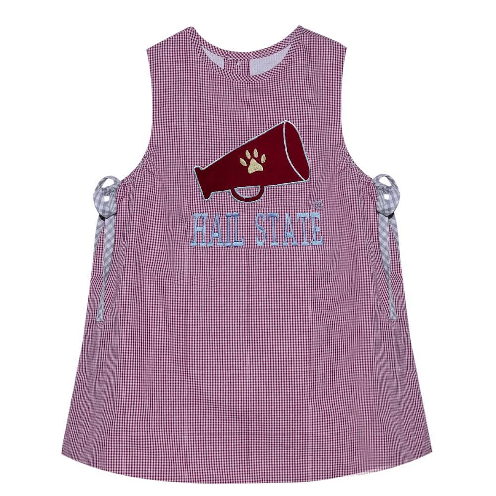 Mississippi State Megaphone Applique Dress