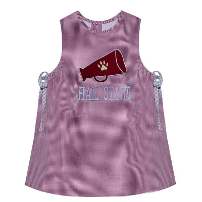 Mississippi State Megaphone Applique Dress