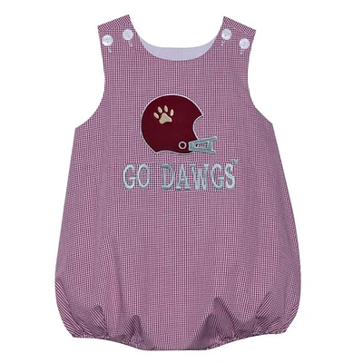 Mississippi State Infant Football Helmet Bubble Onesie