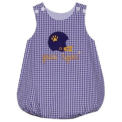 LSU Infant Football Helmet Bubble Onesie