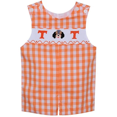 Tennessee Infant Hound Dog Smocked Shortall