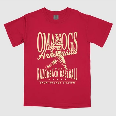 Arkansas B-Unlimited Road to Omaha Comfort Colors Tee