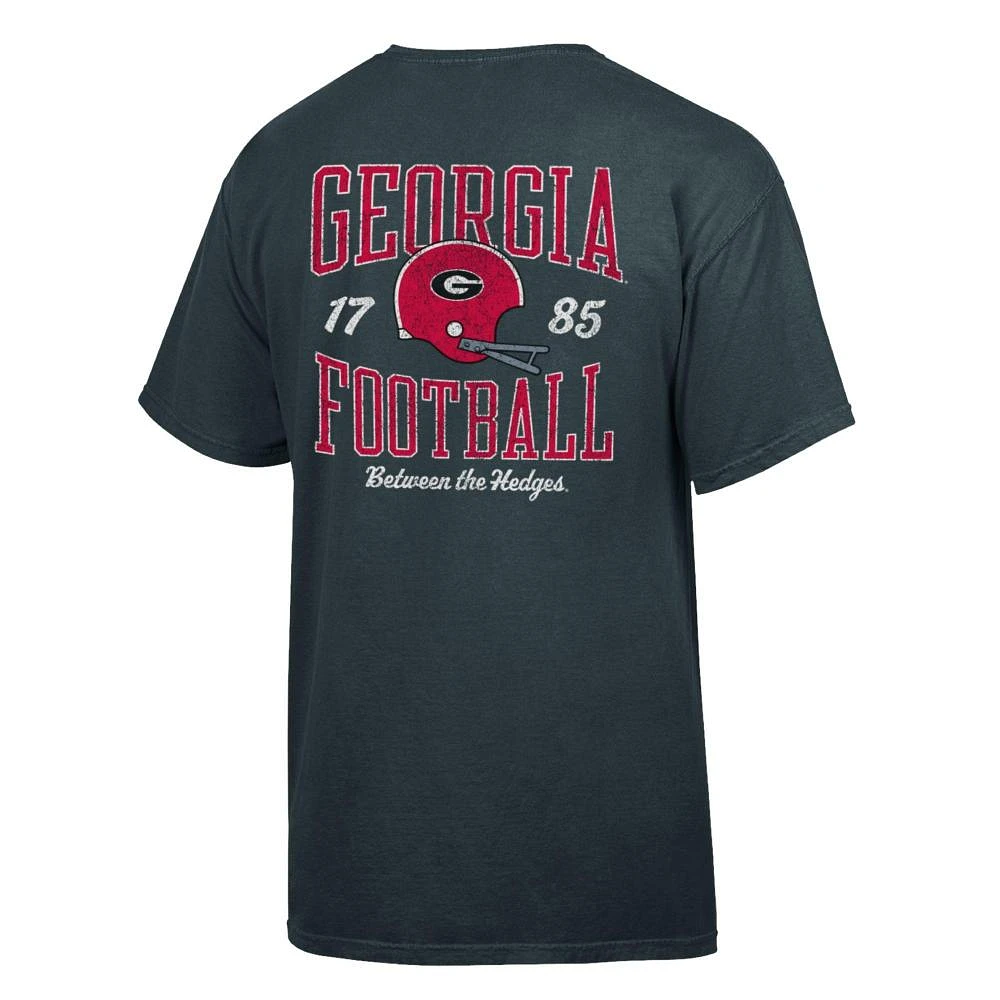 Georgia Comfort Wash Football Tee