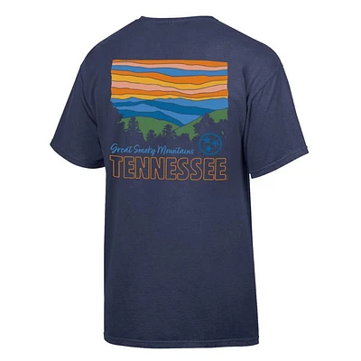 Tennessee Comfort Wash Great Smoky Mountains Tee