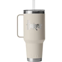 Nebraska Yeti 42 Oz Rambler Mug With Straw Lid