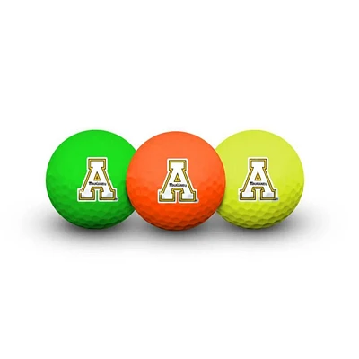 App State Set of 3 Neon Golf Balls