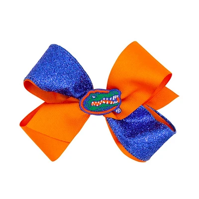 Florida Medium Two-Tone Glitz Grosgrain Hair Bow