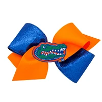 Florida King Two-Tone Glitz Grosgrain Hair Bow