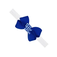 Kentucky Infant Mini Bow with Logo Patch Headband