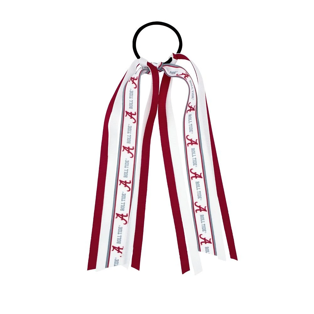 Alabama Wee Ones Logo Ribbon Streamer Hair Tie