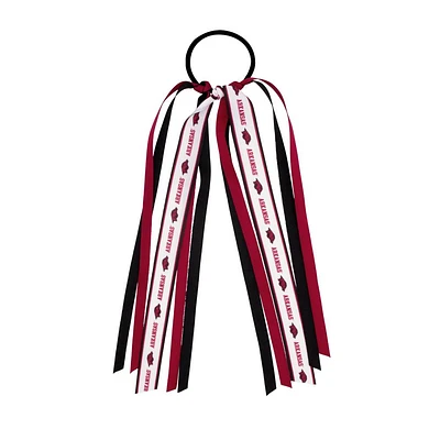 Arkansas Wee Ones Logo Ribbon Streamer Hair Tie