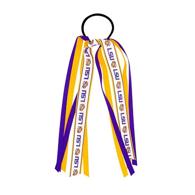 LSU Wee Ones Logo Ribbon Streamer Hair Tie