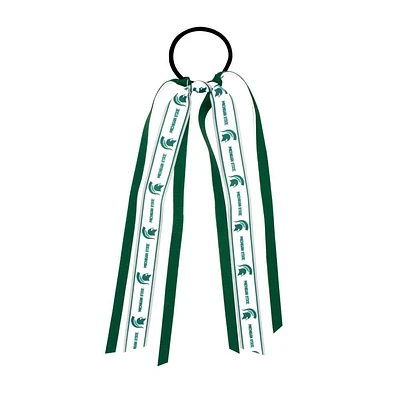 Michigan State Wee Ones Logo Ribbon Streamer Hair Tie