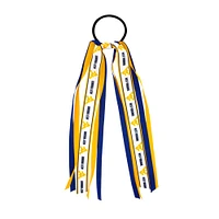 West Virginia Wee Ones Logo Ribbon Streamer Hair Tie