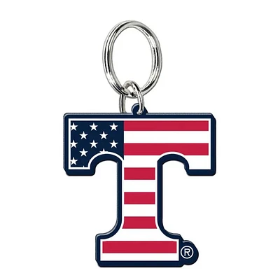 Tennessee Patriotic Power T Keychain