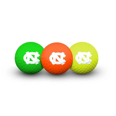 UNC Set of 3 Neon Golf Balls