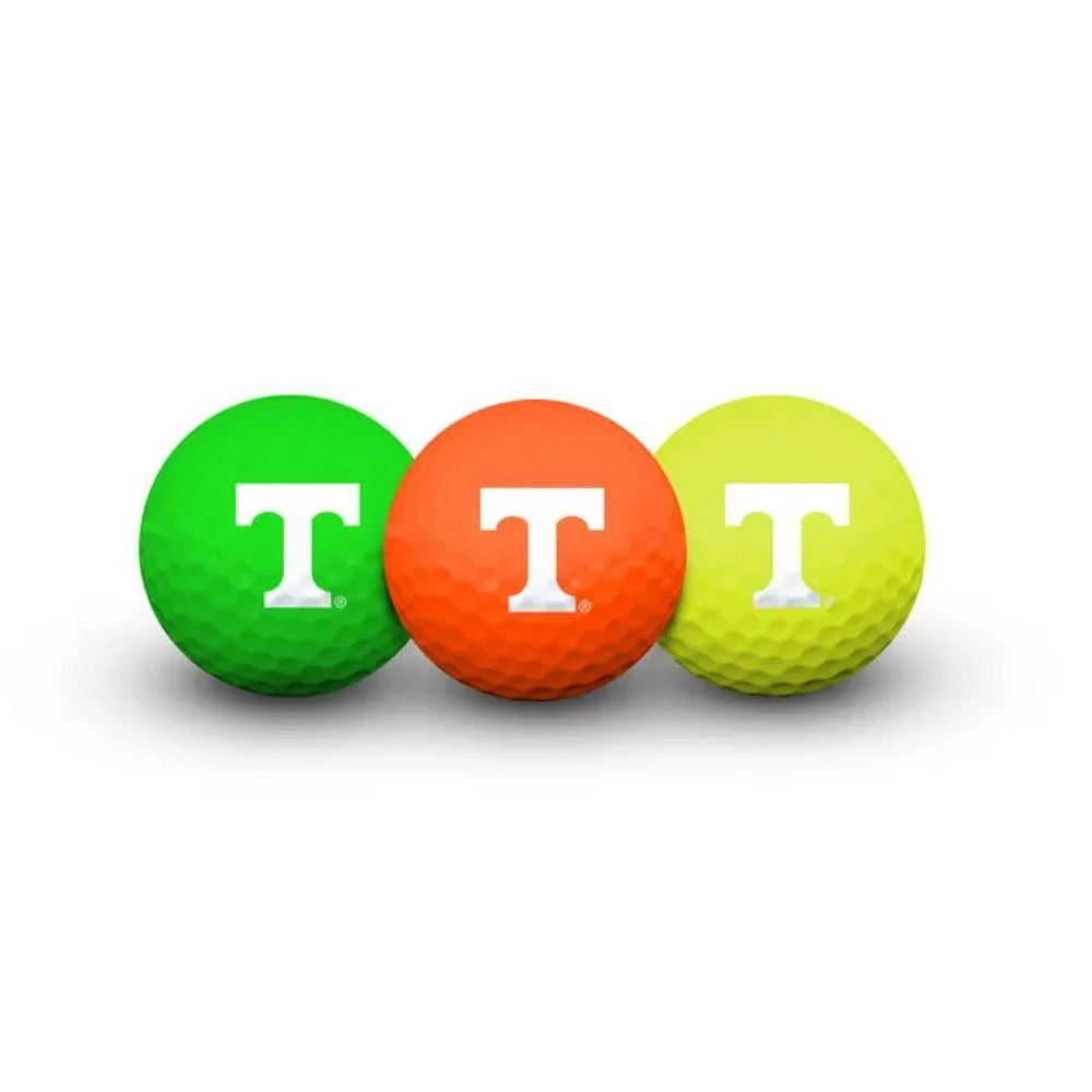 Tennessee Set of 3 Neon Golf Balls