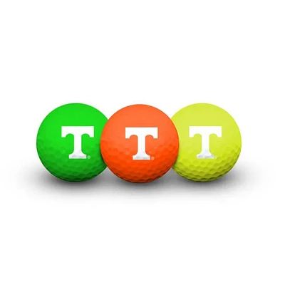 Tennessee Set of 3 Neon Golf Balls