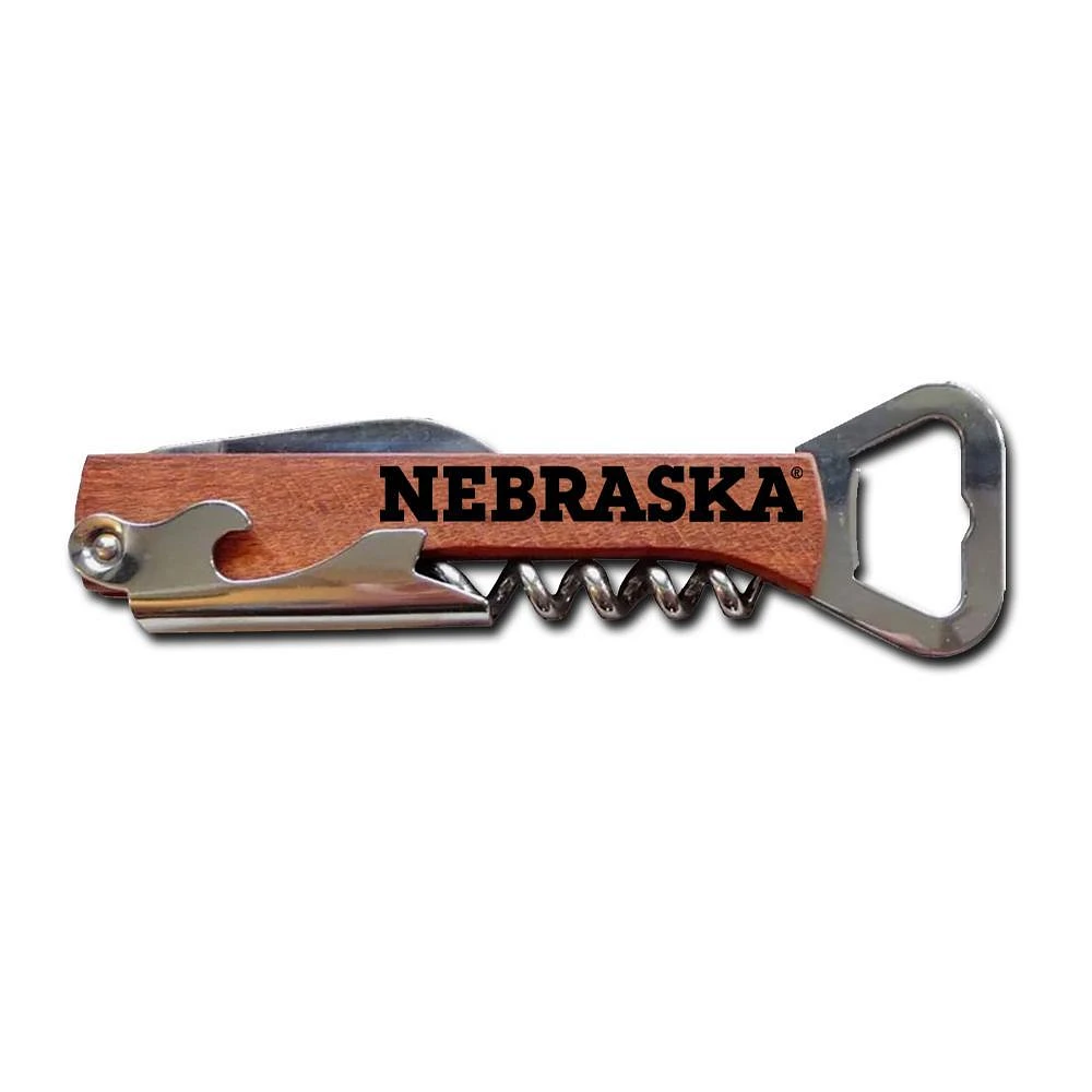 Nebraska Bottle Opener and Wine Key