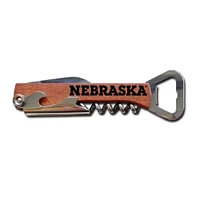 Nebraska Bottle Opener and Wine Key