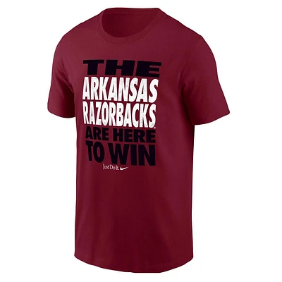 Arkansas Nike 2025 CWS Dugout Cotton Tee
