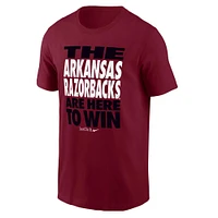 Arkansas Nike 2025 CWS Dugout Cotton Tee
