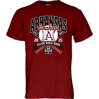 Arkansas 2025 CWS Crossbats Tee