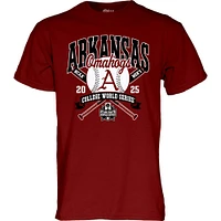 Arkansas 2025 CWS Crossbats Tee