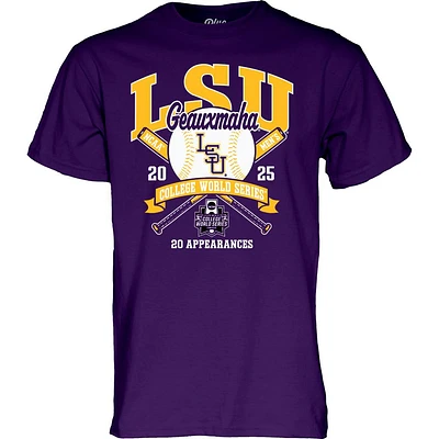 LSU 2025 CWS Crossbats Tee