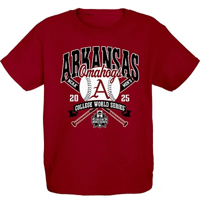 Arkansas YOUTH 2025 CWS Crossbats Tee
