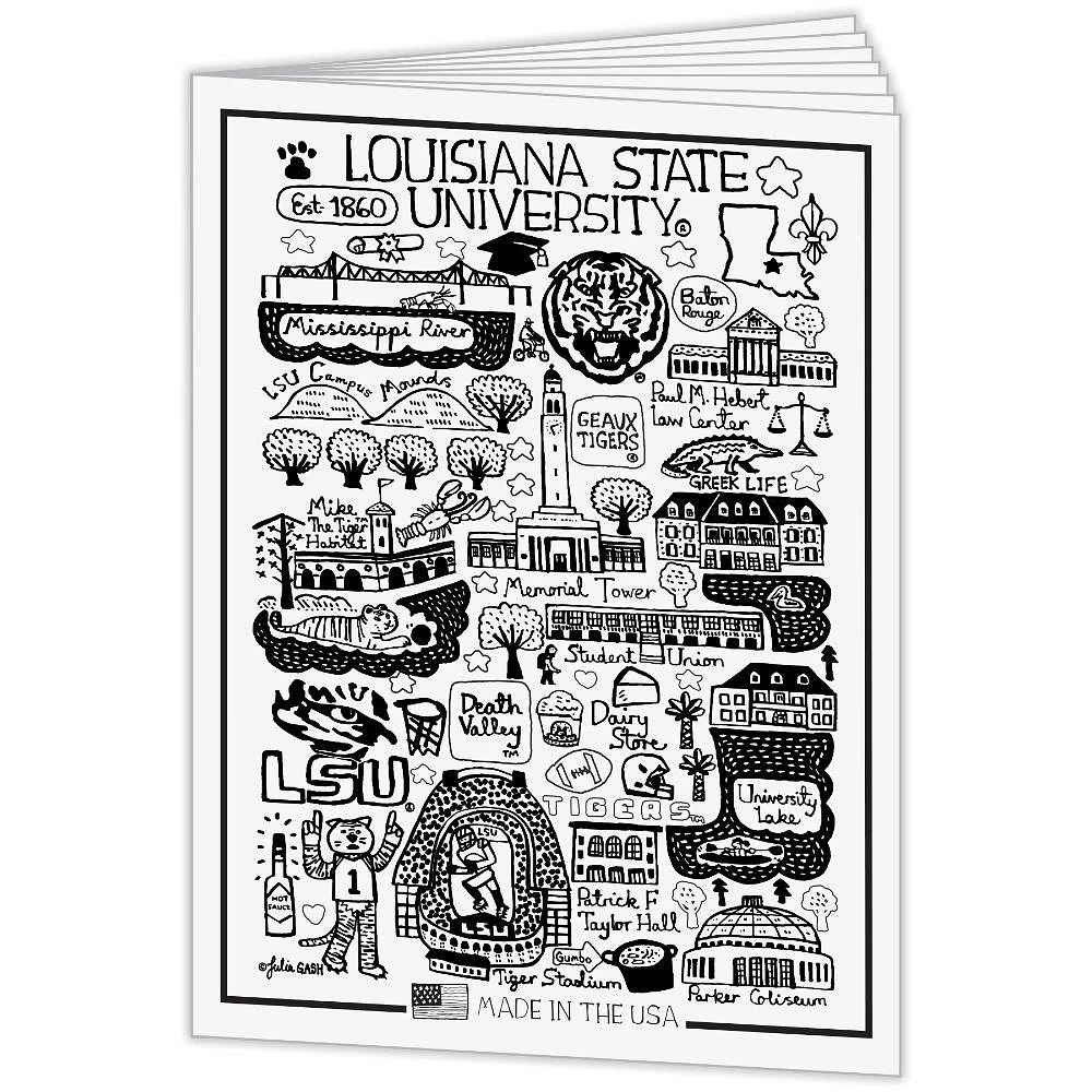 LSU Julia Gash Coloring Book and Crayons