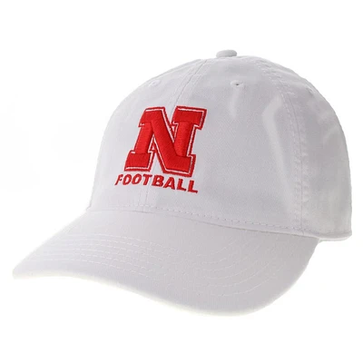 Nebraska Legacy Logo/Football Adjustable Hat