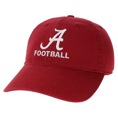 Alabama Legacy Logo/Football Adjustable Hat