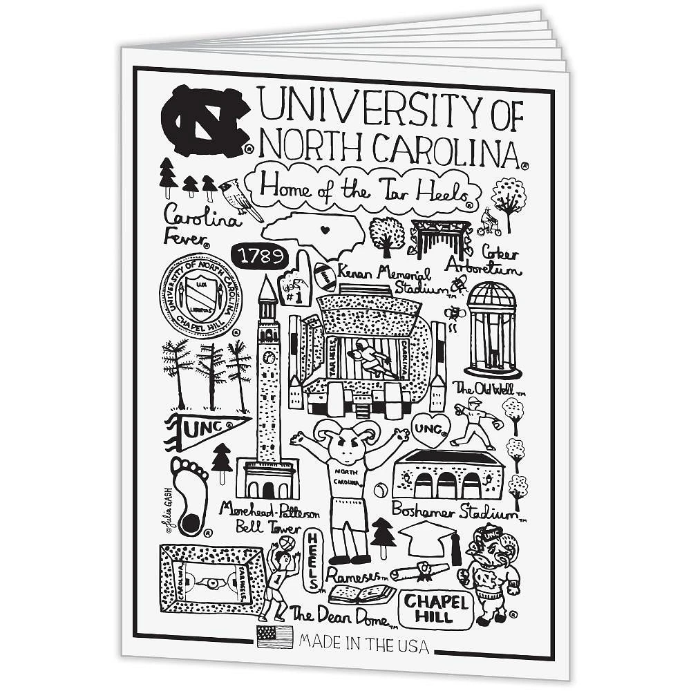 UNC Julia Gash Coloring Book and Crayons