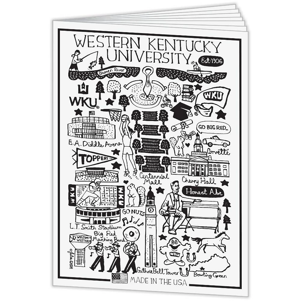 Western Kentucky Julia Gash Coloring Book and Crayons