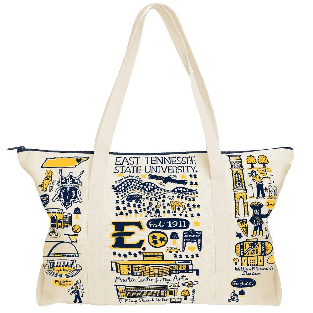 ETSU Julia Gash Natural Canvas Weekend Bag