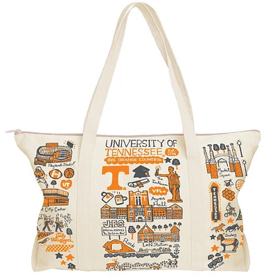 Tennessee Julia Gash Natural Canvas Weekend Bag