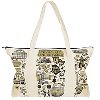 UCF Julia Gash Natural Canvas Weekend Bag