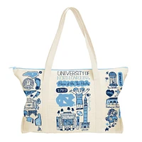 UNC Julia Gash Natural Canvas Weekend Bag